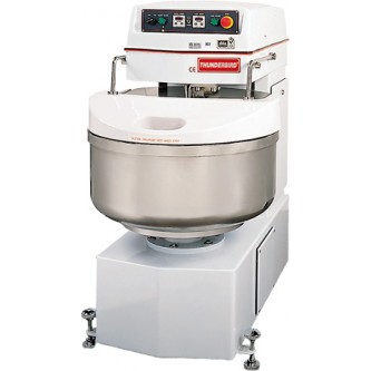 Spiral Mixer can handle 78 kg / 172 lbs of dough, Two speed motor